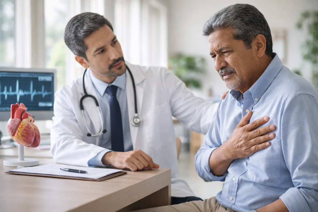 ¿Qué médico trata angina de pecho?